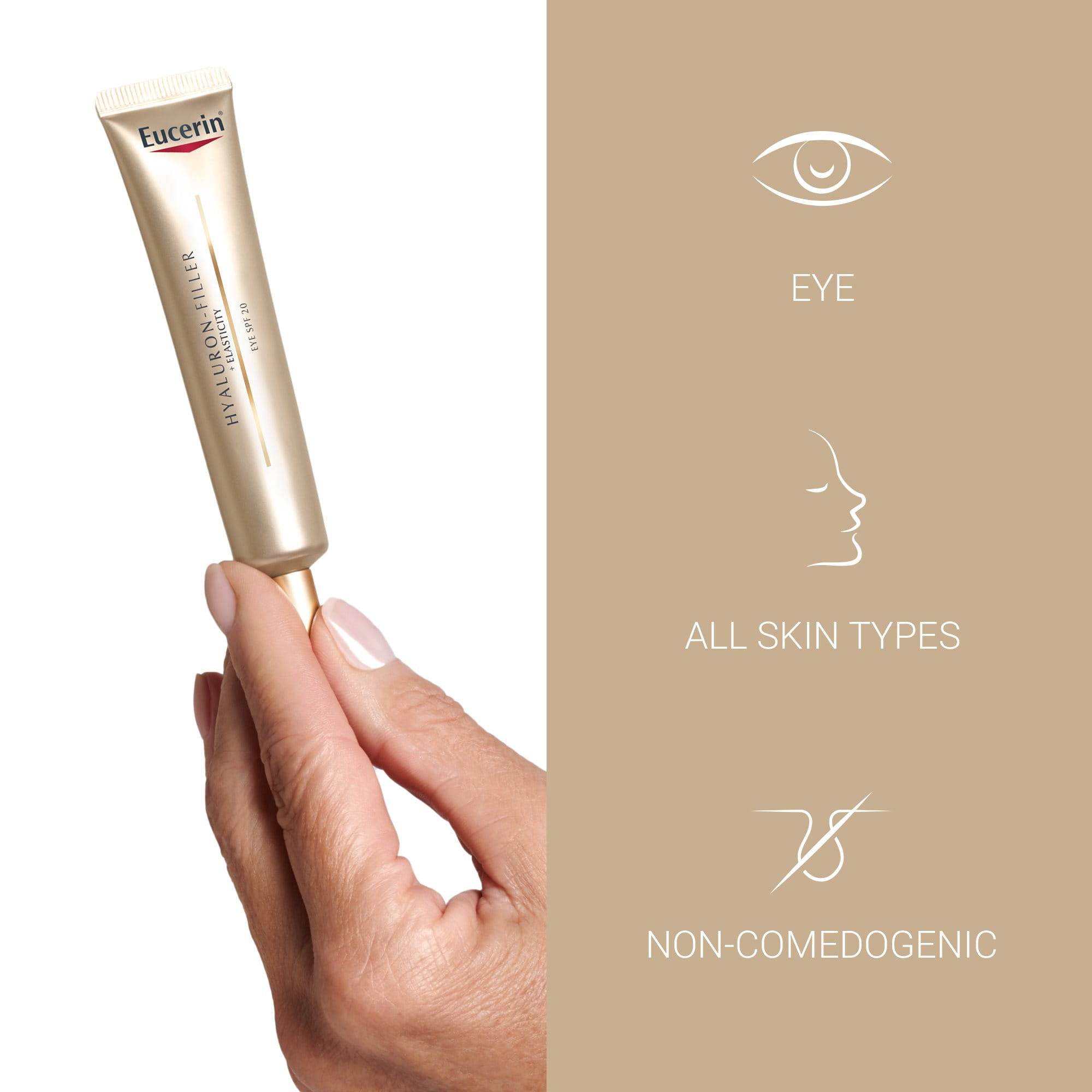 Eucerin Hyaluron-Filler + Elasticity Contour des Yeux SPF 20 - 15 ml — vue 3