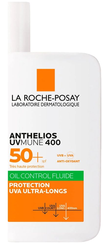 La Roche-Posay Anthelios UVMune 400 Fluide Oil Control SPF50+ - Peau grasse - 50 ml