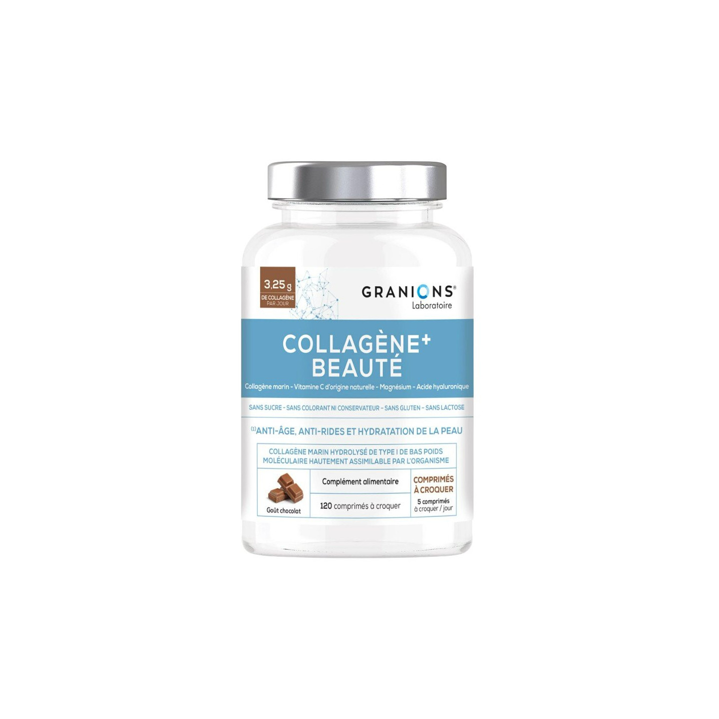 Granions Collagene+ Beaute Chocolat - 120 comprimes a croquer