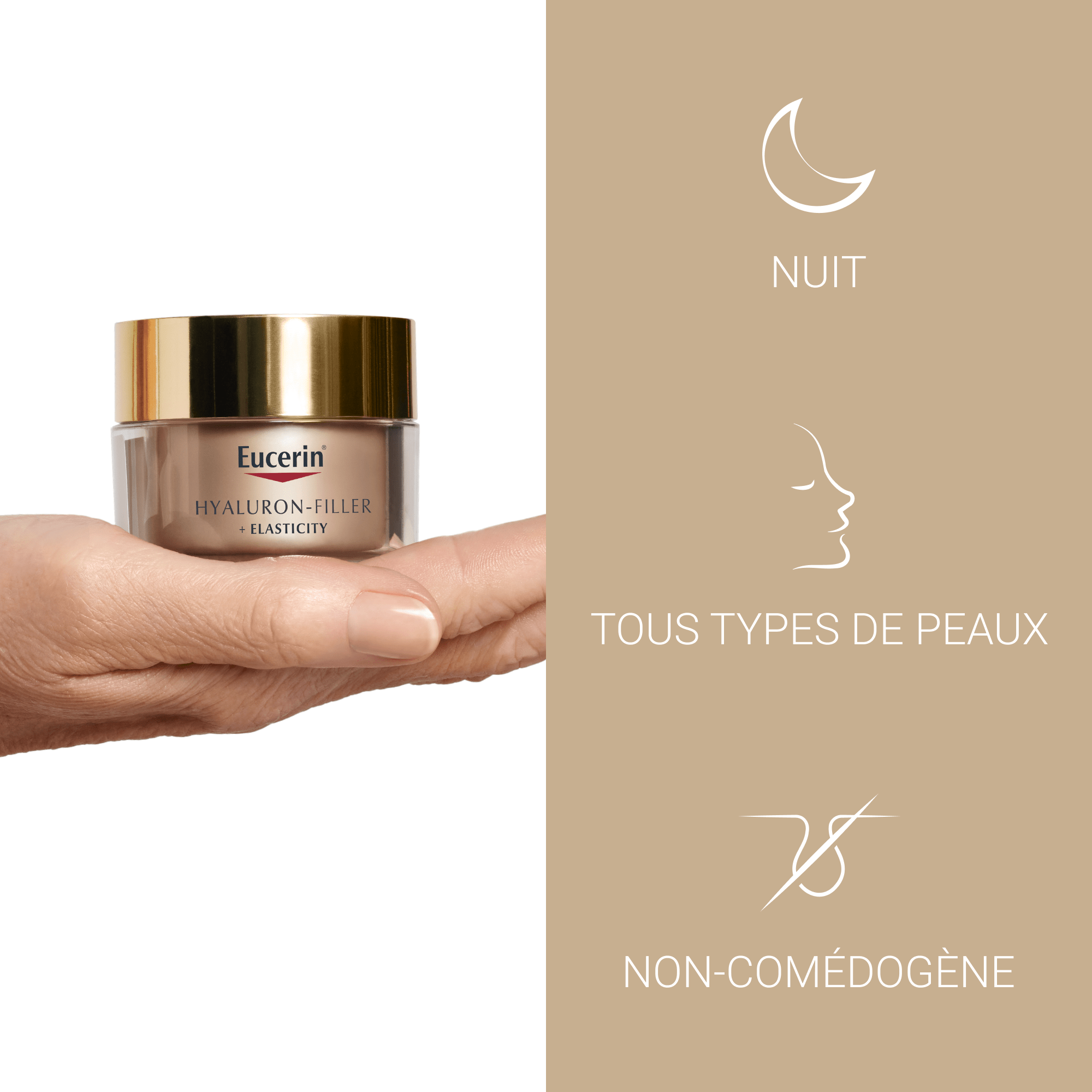 Eucerin Hyaluron-Filler + Elasticity Soin de Nuit - 50 ml — vue 2