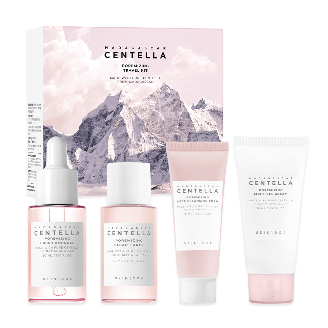 SKIN1004 Madagascar Centella Poremizing Travel Kit - 4 pieces