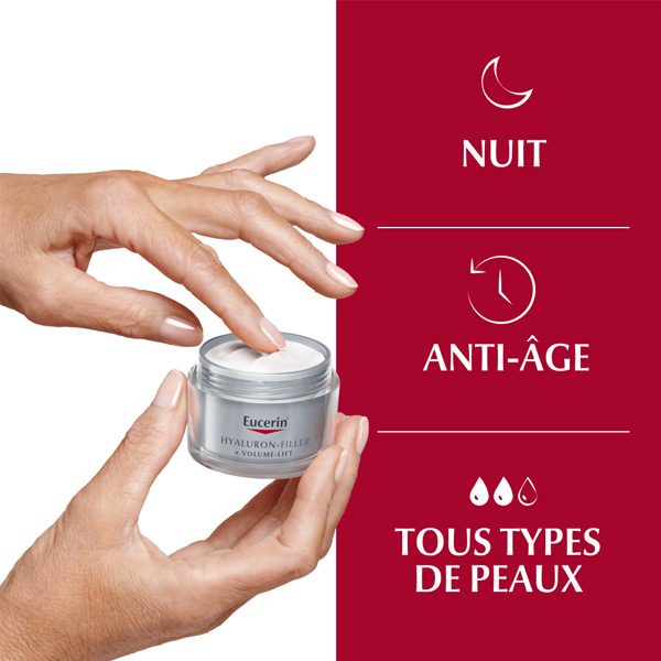 Eucerin Hyaluron-Filler + Volume-Lift Soin de Nuit - 50 ml — vue 3