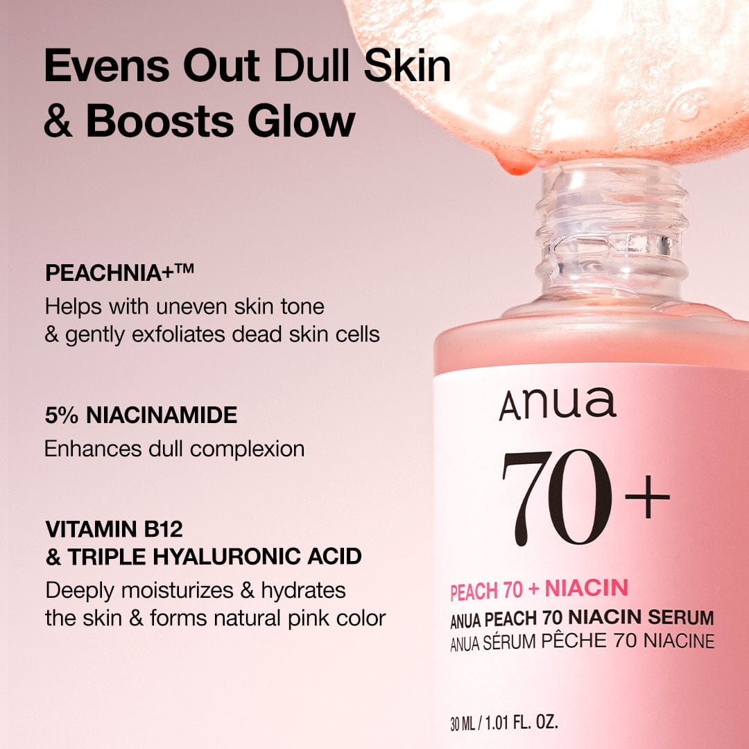 Anua Peach 70% Niacinamide Sérum Éclat - 30 ml — vue 3