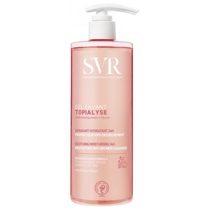 SVR Topialyse Gel Lavant Apaisant Anti-Dessechement - 400 ml