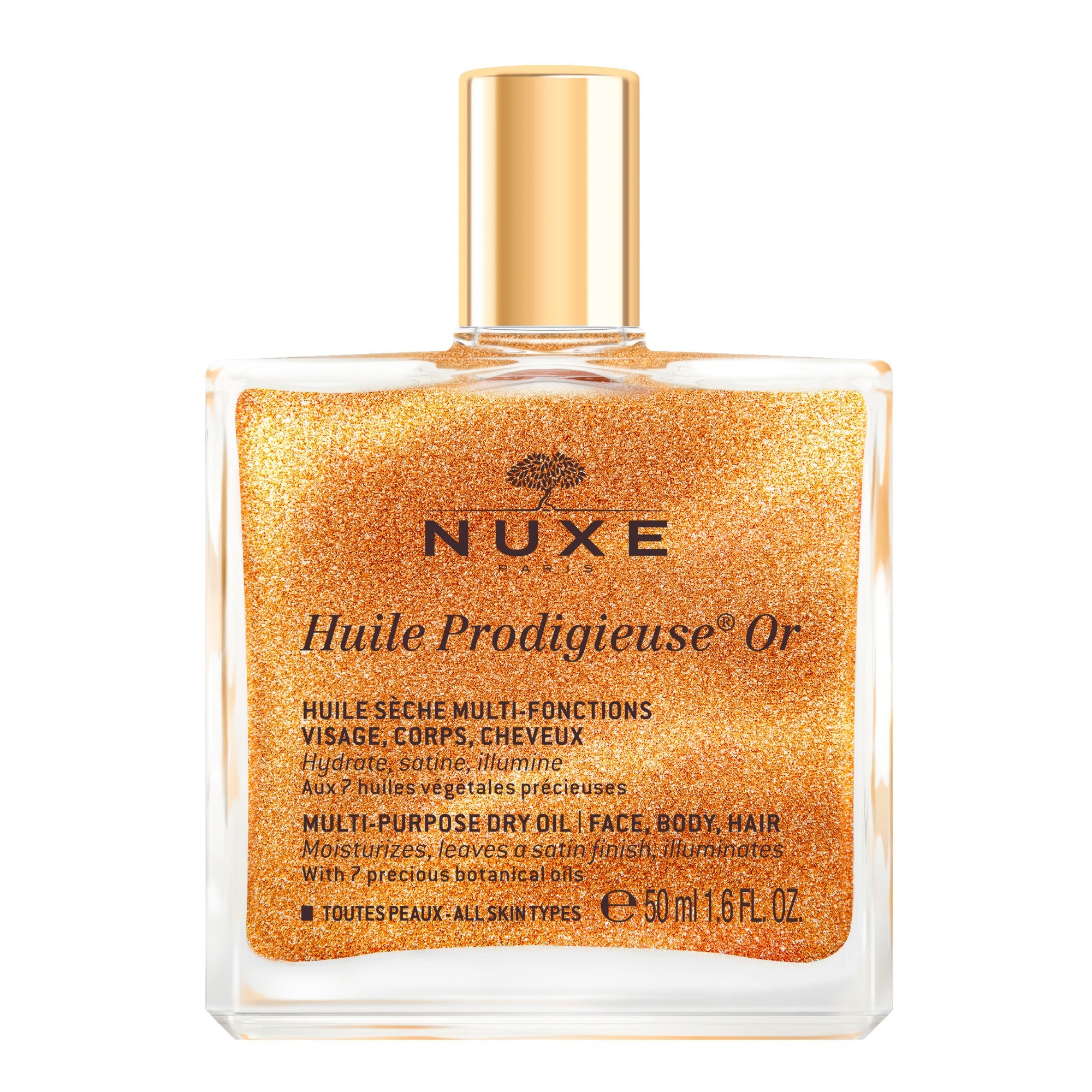 NUXE Huile Prodigieuse Or - Huile Seche Multi-Fonctions - 50 ml