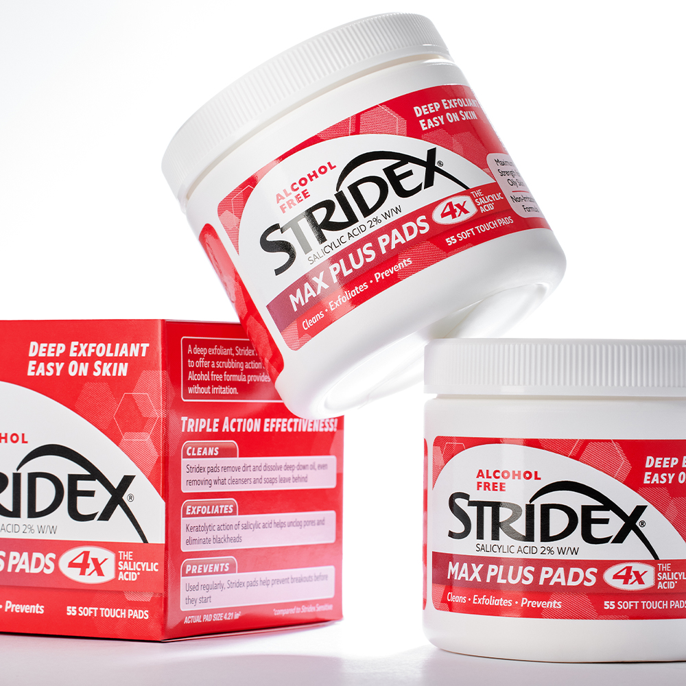 Stridex Max Plus Pads Anti-Acne 2 % Acide Salicylique - 55 pads — vue 3