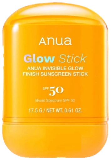 Anua Glow Stick Invisible Finish Sunscreen Spf50+ 18 g