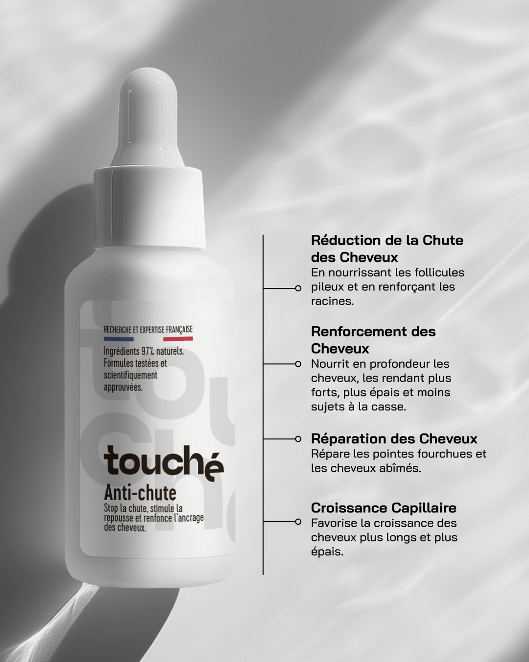 Touché Shampooing Anti Chute 250 ml — vue 3