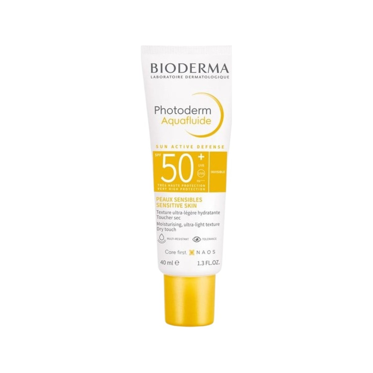 Bioderma Photoderm Aquafluide Invisible SPF50+ Peaux Sensibles - Visage 40 ml