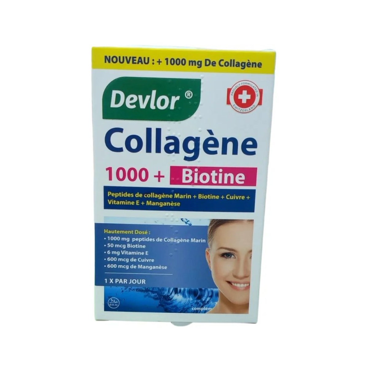 Devlor Collagène 1000 + Biotine - 30 comprimés