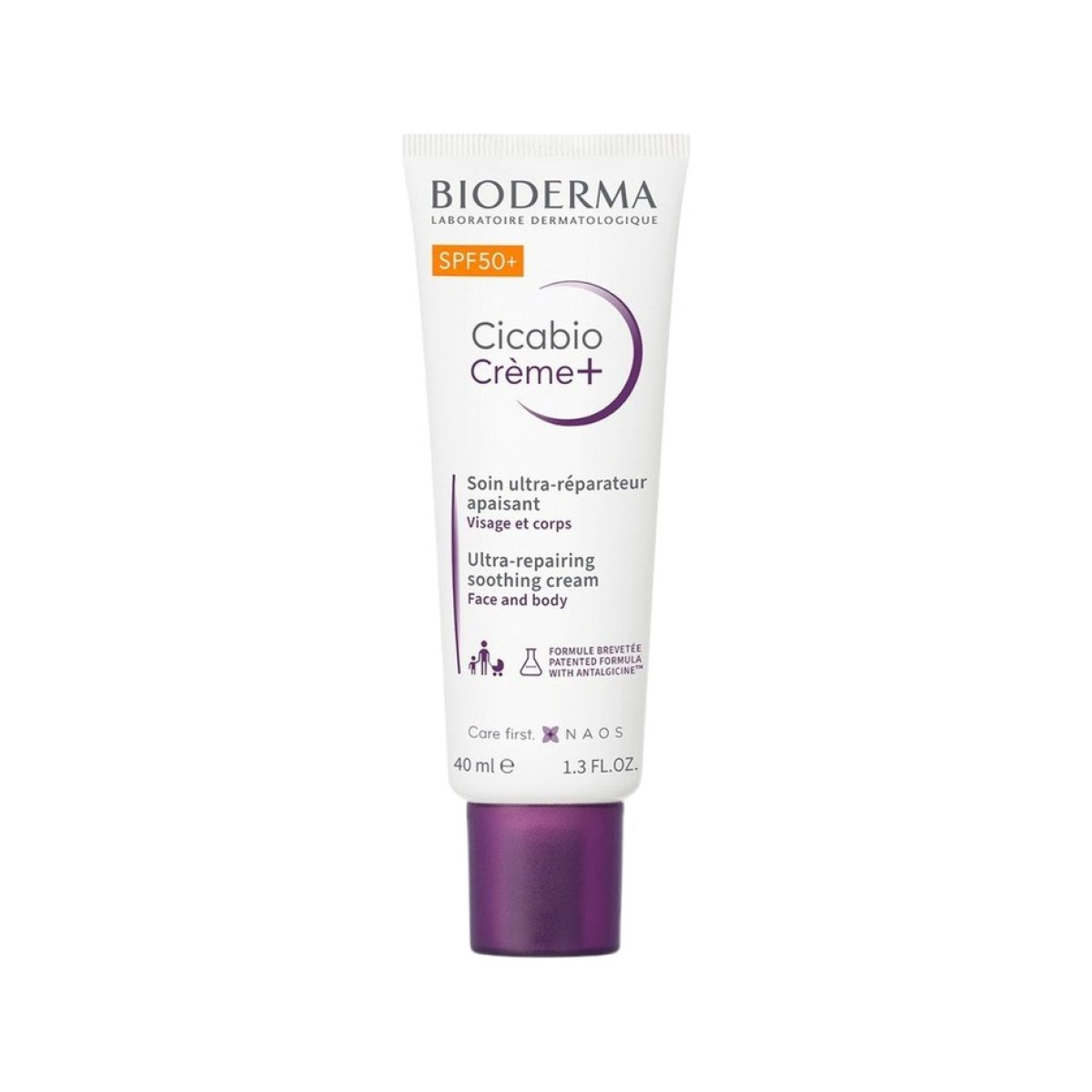 Bioderma Cicabio Creme+ SPF 50 Soin Ultra-Reparateur Apaisant 40 ml