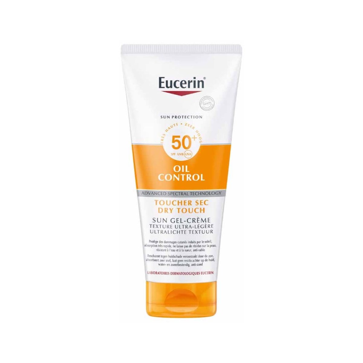 EUCERIN Sun Oil Control SPF50+ Gel-Crème Corps Toucher Sec 200 ml