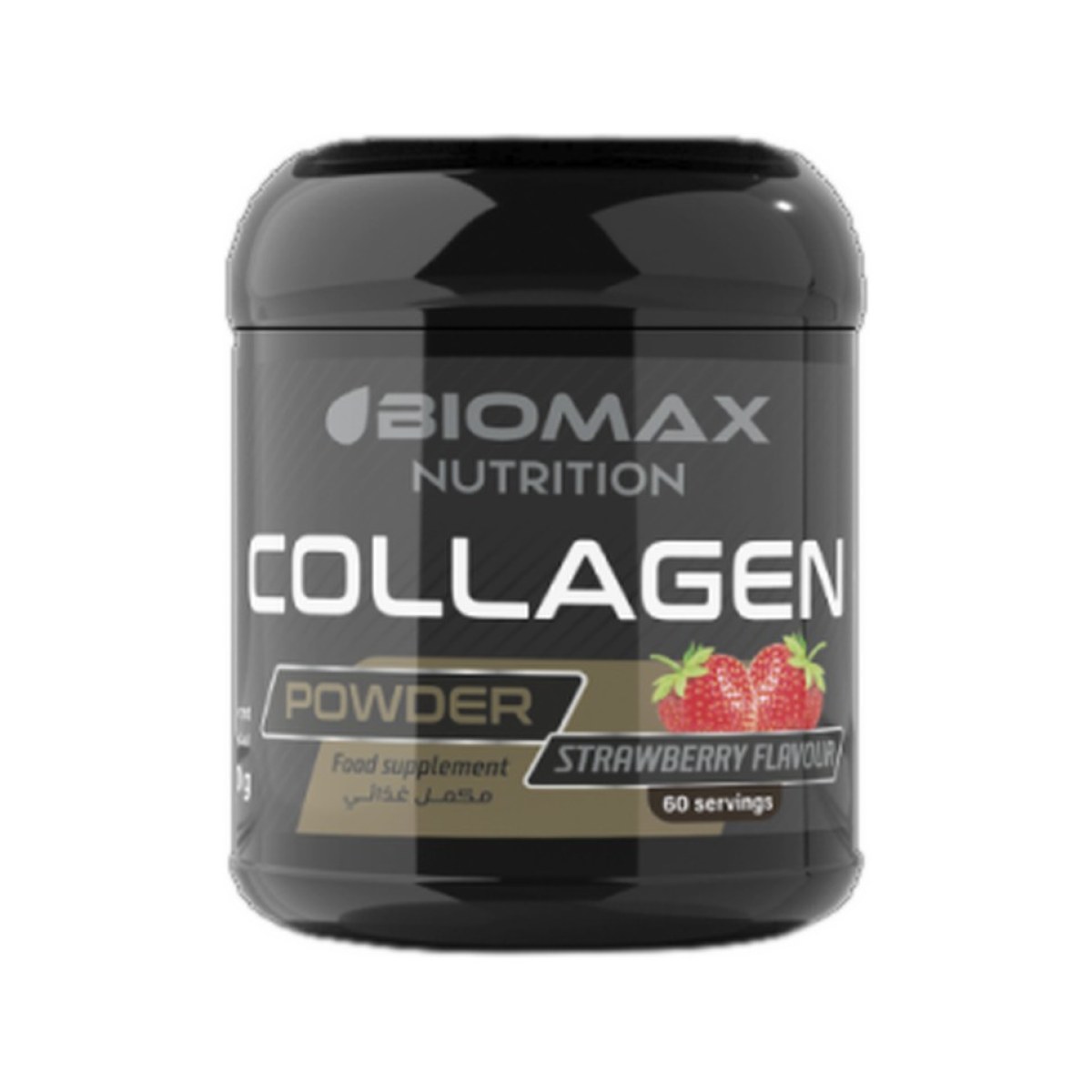 Biomax Nutrition Collagen Poudre Strawberry 300 g