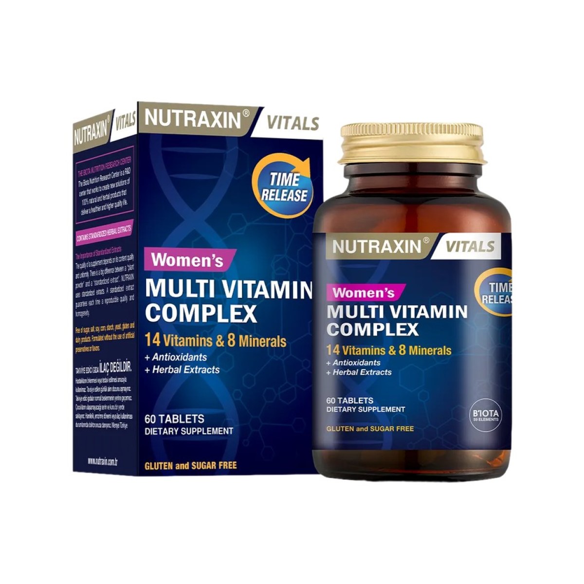 Nutraxin Complexe Multivitamines Femme - 60 comprimés