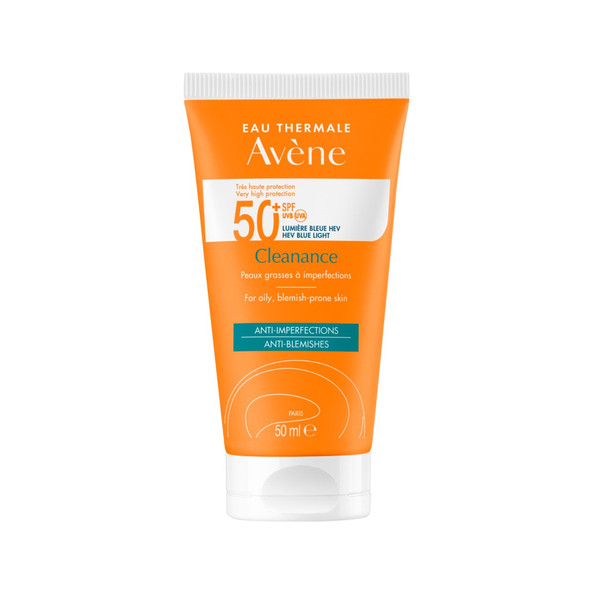 Avène Cleanance Crème Solaire Ultra-Légère Anti-Imperfections SPF50+ 50 ml