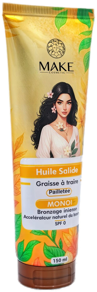 Make Cosmetic Huile Solide Monoï Pailletée 150 g — vue 2