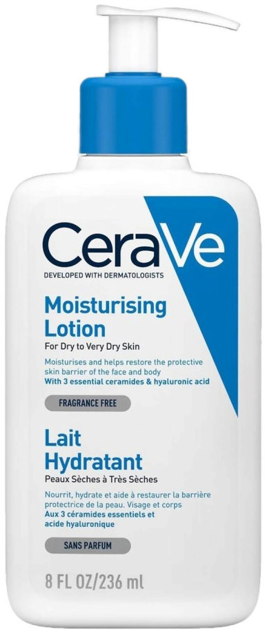 CeraVe Lait Hydratant Visage et Corps - Peaux Sèches a Très Sèches - 473 ml — vue 2