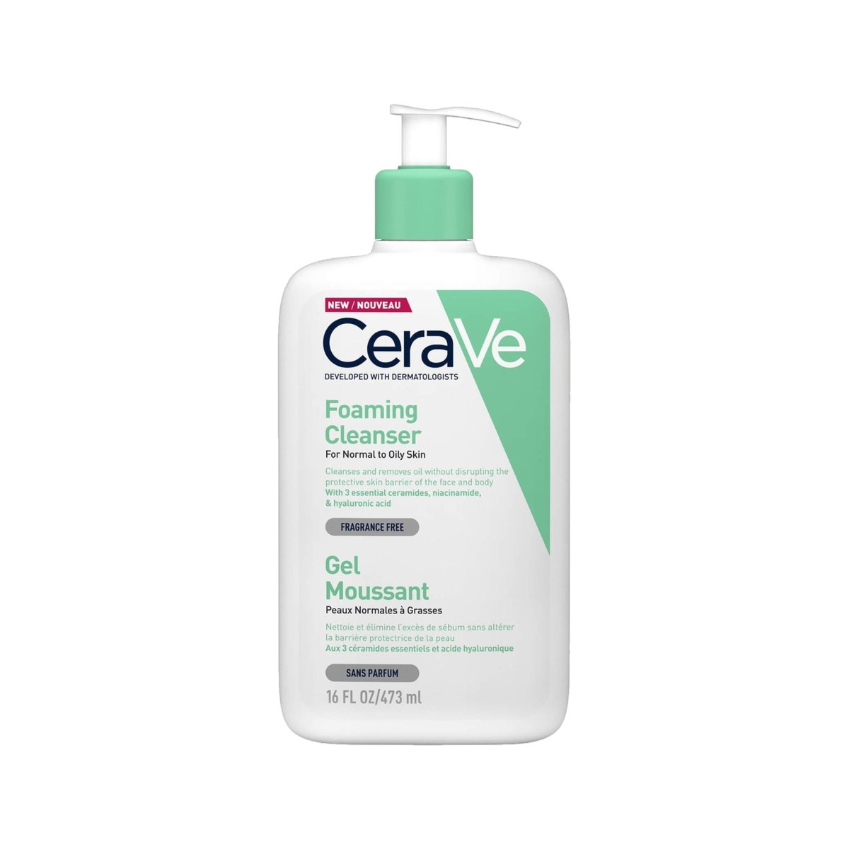 CeraVe Gel Moussant Nettoyant Peaux Normales à Grasses 236 ml — vue 2