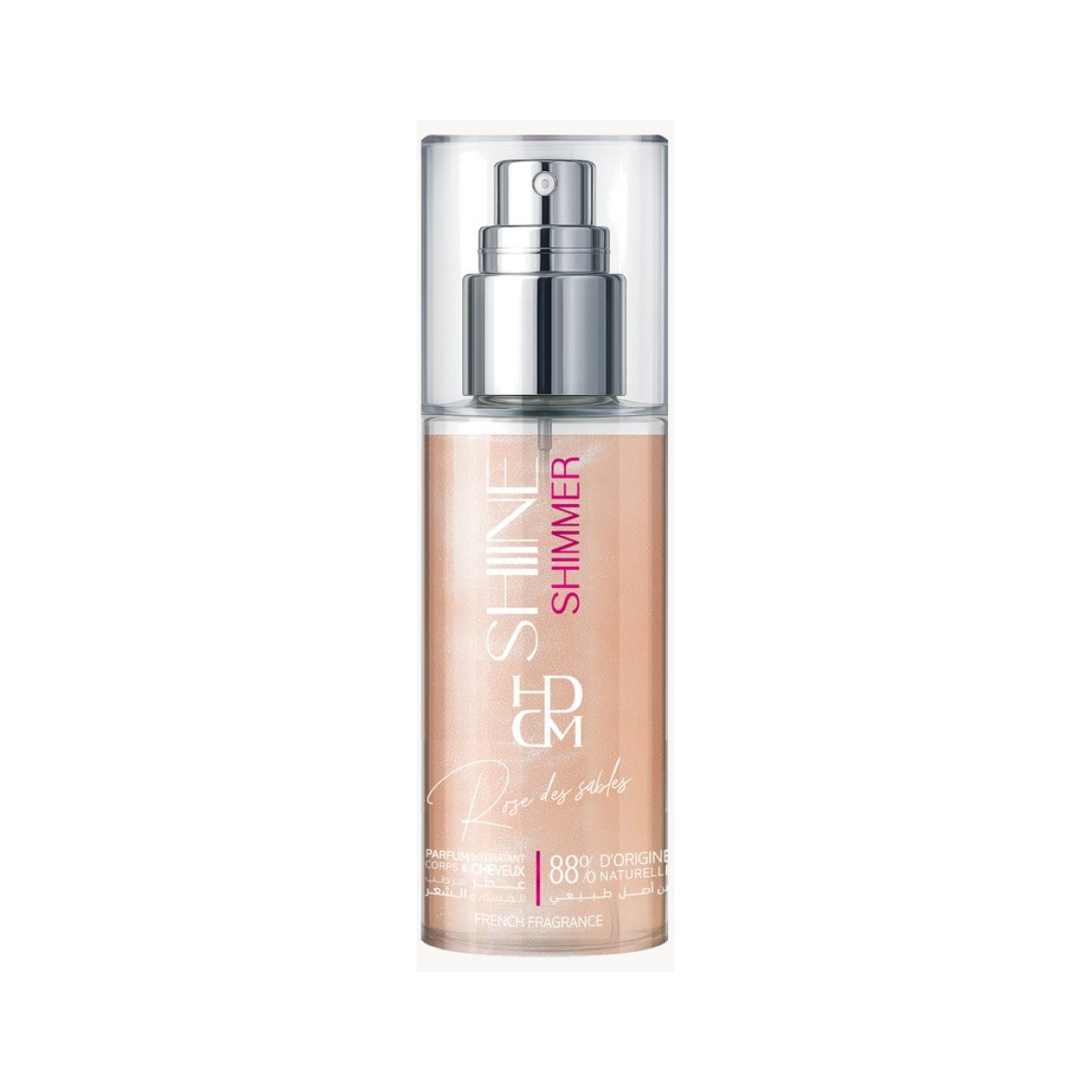 Shiine Rose des Sables Shimmer Brume Pailletée Corps & Cheveux 80 ml