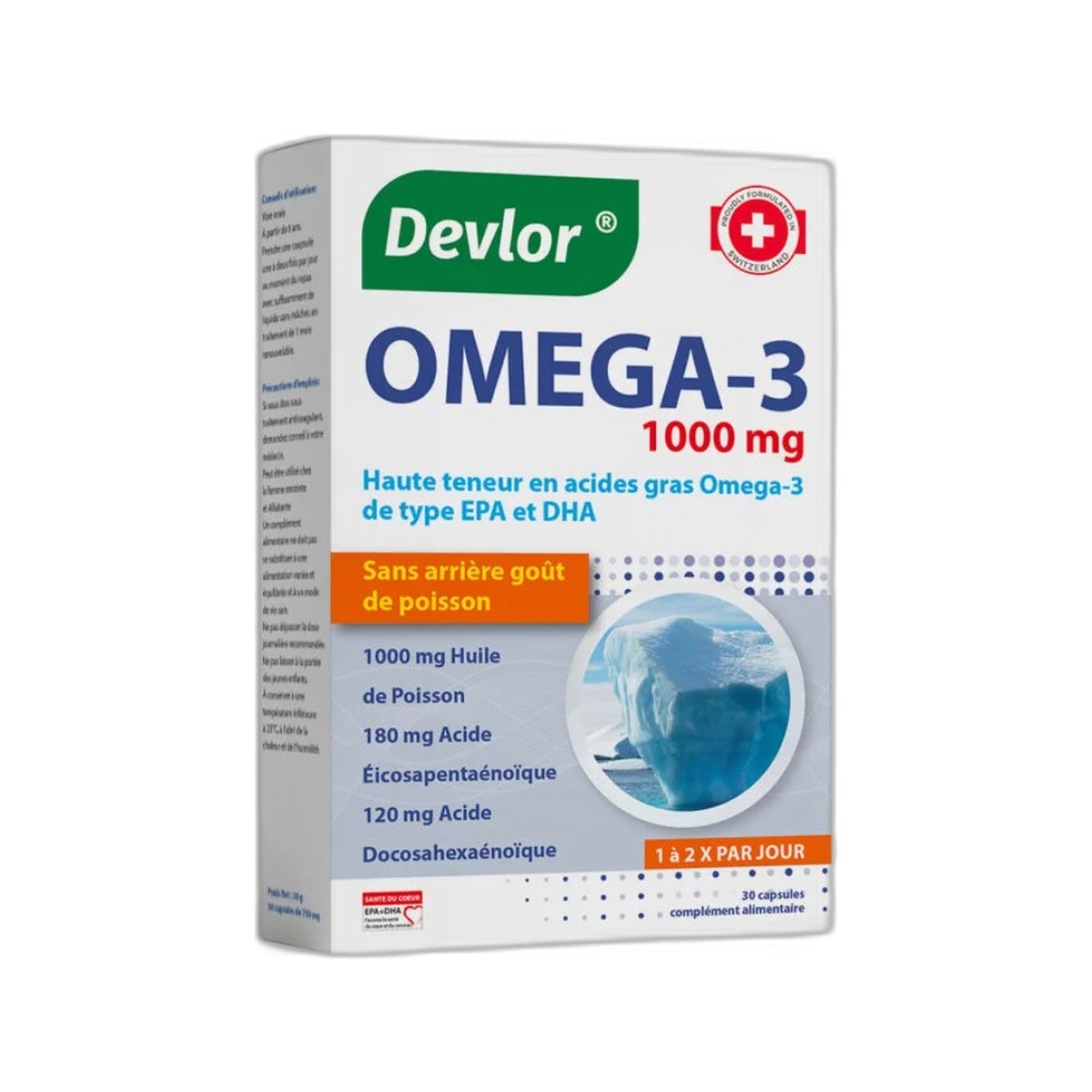 Devlor Oméga 3 1000 mg - Boîte de 30