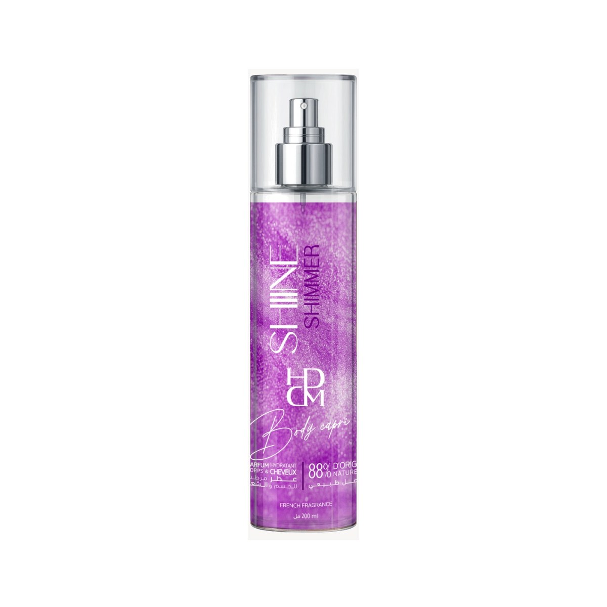 Shiine Body Capri Shimmer Brume Pailletée Corps & Cheveux 200 ml