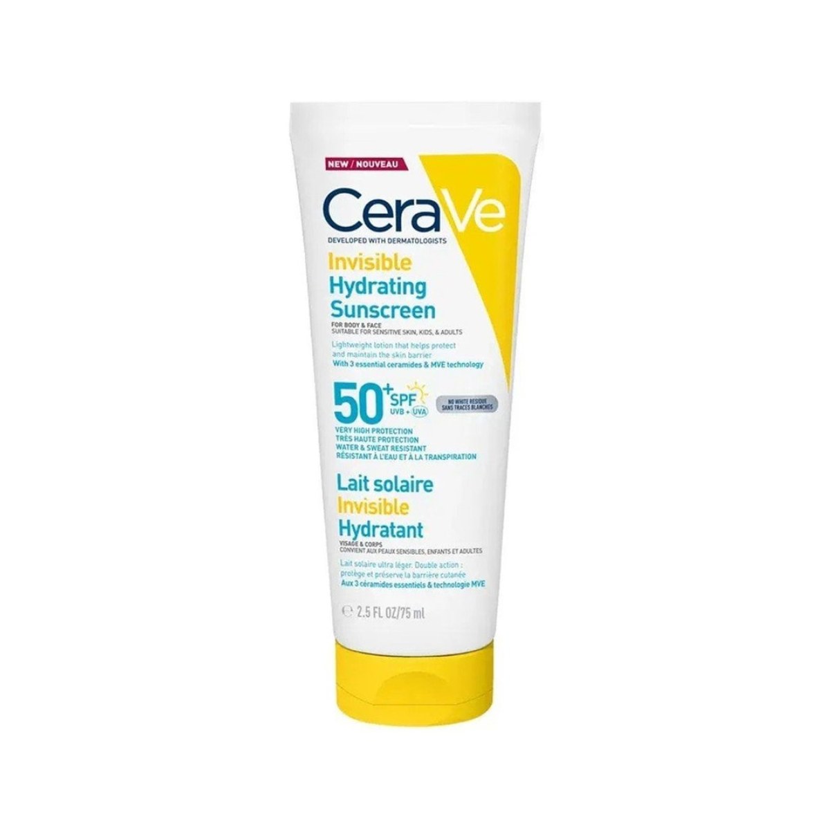CeraVe Écran Minéral Hydratant Visage SPF50 75 ml