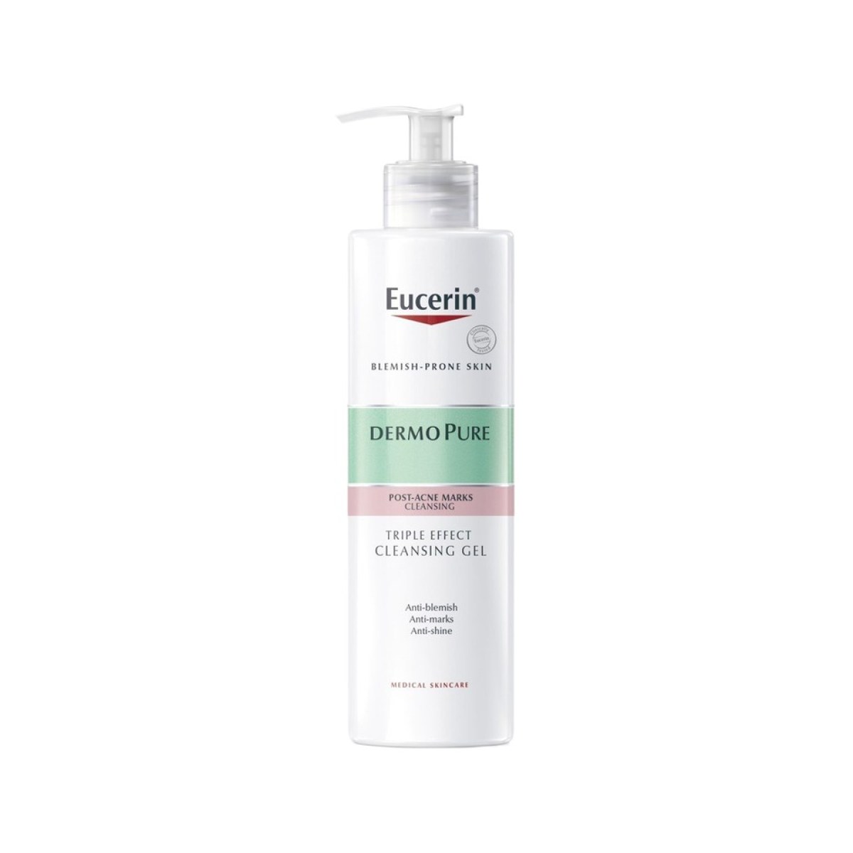 Eucerin DermoPure Gel Nettoyant Triple Action (anti-marques post-acné) 400 ml