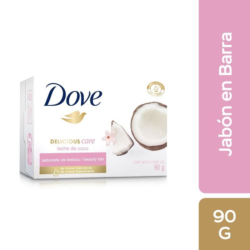 Dove Delicious Care Leche de Coco y Jazmin - Savon en barre 90 g